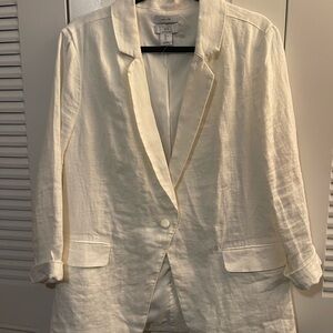 Halston Heritage Cream Blazer